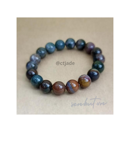 2209223 CTjade - Trang sức đá phong thủy hộ mệnh bình an, vòng chuỗi đá 100% đá thiên nhiên